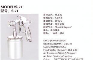 批發零售創意博噴槍S-71 五金工具領域的專業之選